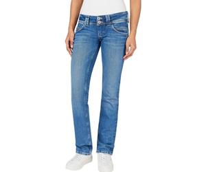 Pepe Jeans Femme Slim Taille Basse À Double Boutons Pl204586, Bleu (Denim-VS3), 33W/30L