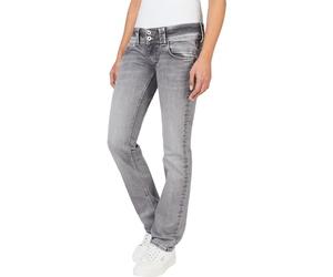 Pepe Jeans Femme Slim Taille Basse À Double Boutons Pl204586, Bleu (Denim-XW2), 33W/30L