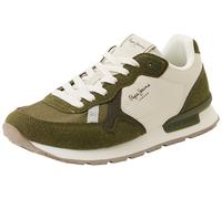 Pepe Jeans Femme W Contrast Runner Sneak, Vert Safari, 38 EU