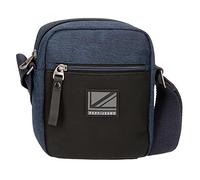 Pepe Jeans Fenix Sac bandoulière Petit Bleu 15 x 19,5 x 6 cm Polyester avec détails en cuir synthétique