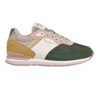 Pepe Jeans Fille London Bet G Sneak, Green Forest Khaki Green, 33 EU