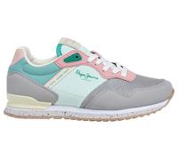 Pepe Jeans Fille London Bubble G Sneak, Gris Gris Aube, 34 EU
