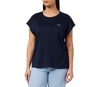 Pepe Jeans Floraison T-Shirt, Bleu (Dulwich), XL Femme