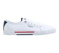 Pepe Jeans Baskets basses 'Brady' bleu foncé / rouge / blanc, Taille 42