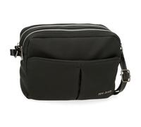 Pepe Jeans Gala Sac bandoulière deux compartiments noir 24 x 16 x 9 cm Cuir synthétique by Joumma Bags
