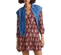 Pepe Jeans Galatée Robe, Multicolore (Multi), L Femme