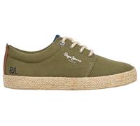 Pepe Jeans Garçon Brady Braid B Sneak, Vert Loutre Verte, 34 EU