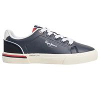 Pepe Jeans Garçon Kenton Campus B Sneak, Bleu Marine, 34 EU
