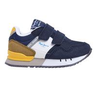 Pepe Jeans Garçon London Life BK Sneak, Bleu Marine, 29 EU