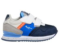 Pepe Jeans Garçon London South BK Sneak, Bleu Denim foncé, 25 EU