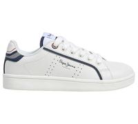Pepe Jeans Garçon Player Young B Sneak, Blanc, 35 EU