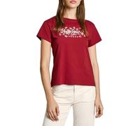 Pepe Jeans Ginny T-Shirt, Rouge brûlé, S Femme