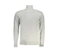 Pepe Jeans - Grigio Cotton Sweater - Homme - Pulls - Gris - Taille: M