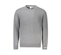 Pepe Jeans - Grigio Cotton Sweater - Homme - Pulls - Gris - Taille: XL