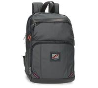 Pepe Jeans Hackney Sac à dos pour ordinateur portable adaptable 12" Gris 25x36x10 cm Coton, Polyester et PU., Multicolore, Talla única, Sac à dos pour ordinateur portable
