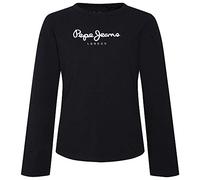 Pepe Jeans Hana Glitter L/S T-shirt Fille Noir (999) 12 ans