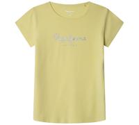 Pepe Jeans Hana Glitter N T-Shirt, Jaune (Sorbet Jaune Citron), 16 Ans Fille