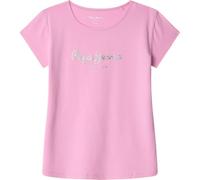 Pepe Jeans Hana Glitter N T-Shirt, Rose (Rose Sundae), 16 Ans Fille