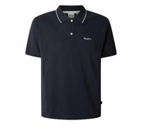 Pepe Jeans T-Shirt 'Hans' bleu marine / blanc, Taille S