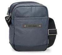Pepe Jeans Hatfield Sac à bandoulière et trousse de toilette Bleu/noir Polyester Différentes tailles, bleu, Talla única, Sac à bandoulière double