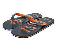 Pepe Jeans Hawi 1973 Tongs pour homme, bleu marine, 46 EU