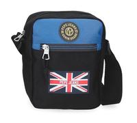 Pepe Jeans Henry Sac à bandoulière Noir 17 x 21 x 7 cm Polyester 2,5 L by Joumma Bags