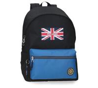 Pepe Jeans Henry Sac à Dos Adaptable à Chariot 15,6" Pouces Noir 31 x 44 x 17,5 cm Polyester 23,87 L by Joumma Bags