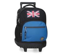 Pepe Jeans Henry Sac à dos compact 2 roues Noir 32 x 43 x 21 cm Polyester 29 L by Joumma Bags