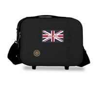 Pepe Jeans Henry Trousse de Toilette Adaptable Noir 25x21x15 cm Rigide ABS 7.8L 0.8 kgs par Joumma Bags