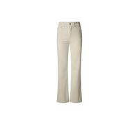 Pepe Jeans High Waist Flare Willa Corduroy Pantalon, Beige (Blanc huître), 28W / 32L Femme
