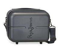 Pepe Jeans Highlight Trousse de toilette adaptable avec bandoulière bleue 29 x 21 x 15 cm rigide ABS 9,14 L