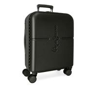 Pepe Jeans Highlight Valise Cabine, Deux Compartiments, en ABS résistant et léger, 4 roulettes pivotantes, Serrure TSA intégrée et Port USB intégré. par Joumma Bags