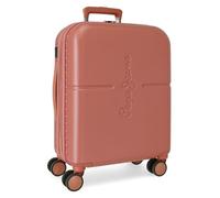 Pepe Jeans Highlight Valise Cabine, Deux Compartiments, en ABS résistant et léger, 4 roulettes pivotantes, Serrure TSA intégrée et Port USB intégré. par Joumma Bags