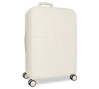 Pepe Jeans Highlight Valise Moyenne Beige 48 x 70 x 28 cm Rigide 3,22 kg Fermeture TSA intégrée ABS 3,22 kg 79LExtensible by Joumma Bags, Beige, Talla única, Valise Moyenne