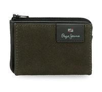 Pepe Jeans Hilltop Porte-monnaie avec porte-cartes Vert 11 x 7 x 1,5 cm, vert, Porte-monnaie avec porte-cartes