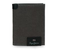 Pepe Jeans Hilltop Portefeuille Vertical avec Porte-Cartes Gris 8,5 x 10,5 x 1 cm Cuir by Joumma Bags, Gris, Talla única, Portefeuille Vertical avec Porte-Cartes