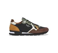 Pepe Jeans Homme Brit Prints M Sneak, Brown Dark Brown, 43 EU