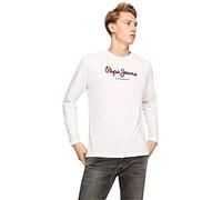 Pepe Jeans T-shirt homme Eggo manches longues Slim Fit blanc XL