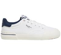 Pepe Jeans Homme Nolan Basic M Sneak, Blanc, 44.5 EU