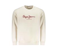 Pepe Jeans, Homme, Sweatshirts et sweats à capuche, Blanc, Taille: XS Pull Homme en Coton Blanc Macbeth Plain