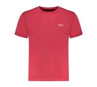 Pepe Jeans, Homme, Tops, Rouge, Taille: XL T-shirt à manches courtes