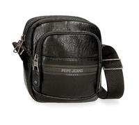 Pepe Jeans Horley Bagage- Sac Messenger Homme, Noir, Talla única, Petit sac à bandoulière