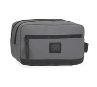 Pepe Jeans Hoxton Nececer Adaptable Gris 26 x 16 x 12 cm Polyester et PU by Joumma Bags, Gris, Talla única, Nécecer Adaptable