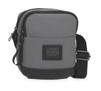 Pepe Jeans Hoxton Petit Sac à bandoulière Gris 12 x 15 x 3,5 cm Polyester et PU by Joumma Bags, Gris, Talla única, Petit Sac à bandoulière