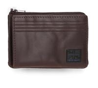 Pepe Jeans Hudson Porte-Monnaie avec Porte-Cartes Marron 11 x 7 x 1,5 cm Cuir by Joumma Bags