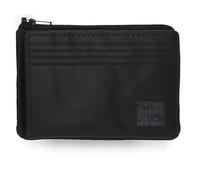 Pepe Jeans Hudson Porte-Monnaie avec Porte-Cartes Noir 11 x 7 x 1,5 cm Cuir by Joumma Bags