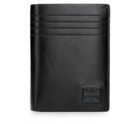 Pepe Jeans Hudson Portefeuille Vertical avec Porte-Monnaie Noir 8,5 x 11,5 x 1 cm Cuir by Joumma Bags