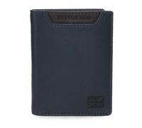 Pepe Jeans Indiana Portefeuille Vertical Bleu 8,5 x 10,5 x 1 cm Cuir by Joumma Bags