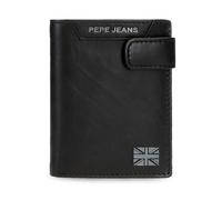 Pepe Jeans Indiana Portefeuille Vertical avec Fermeture à clic, Taille Unique, Noir, Taille Unique pour Tous, Portefeuille Vertical avec Fermeture à clic