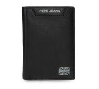 Pepe Jeans Indiana Portefeuille Vertical avec Porte-Monnaie, Taille Unique, Noir, Taille Unique pour Tous, Portefeuille Vertical avec Porte-Monnaie